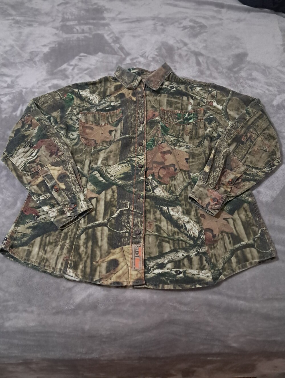 RedHead Camo Silent Hide Break Up Infinity Button-down Shirt Hunting Sz. XL.